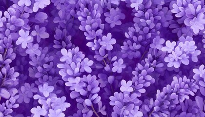 Obraz premium A painted illustration of colorful lavender flowers