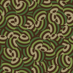 3d ball Camo Military pattern seamless.Vector Army background