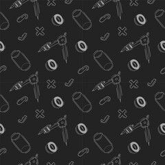 school supplies pattern, education seamless pattern, doodle school seamless pattern, hand drawn education pattern background, doodle school background