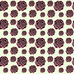 seamless pattern with roses