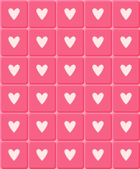 Background with hearts