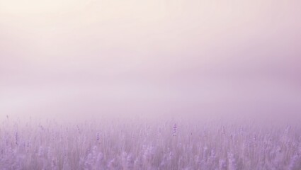 Soft Lavender Pastel Landscape with Creamy Hues