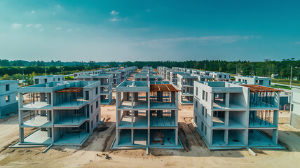 Obraz premium housing is not finished yet