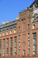 Obraz premium Amsterdam Silodam Brick Building Detail, Netherlands