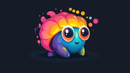 Obraz premium Colorful Cartoon Creature