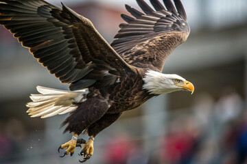 Fototapeta premium eagle in flight