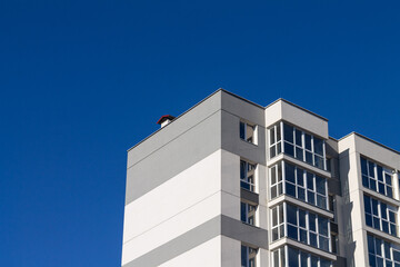 Modern apartment building real estate rent