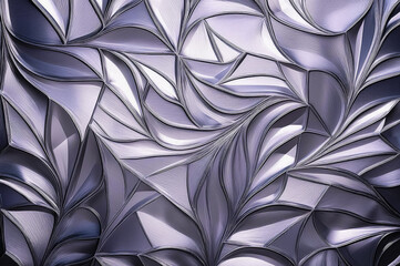 Geometrische einfarbiger  silberner Textur Hintergrund