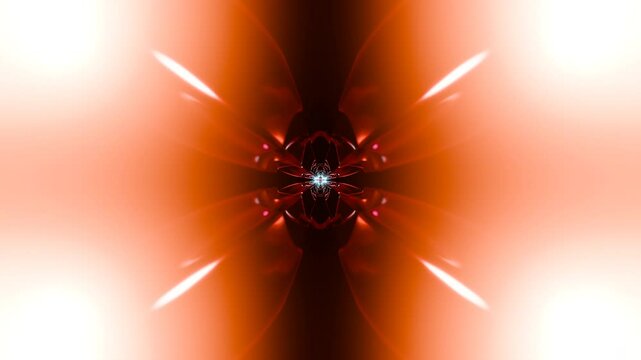Endless abstract tunnel animation with 3D geometric patterns for VJ