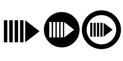 Arrows vectors icon set