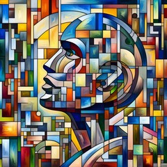 Cubist Fragmentation Inspired by Cubism photos are fragmented an