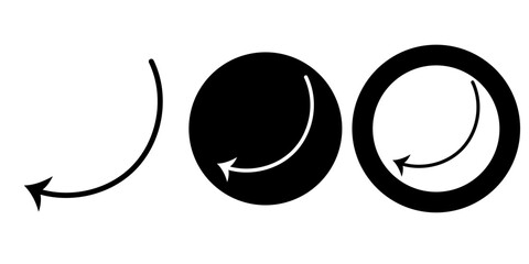 Arrows vectors icon set