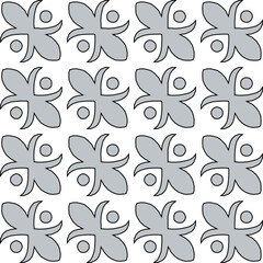 Vector sketch illustration silhouette design background pattern minimalist modern classic vintage ethnic