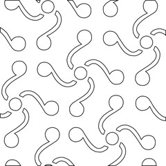 Obraz premium Vector sketch illustration silhouette design background pattern minimalist modern classic vintage ethnic