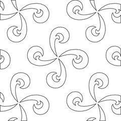 Vector sketch illustration silhouette design background pattern minimalist modern classic vintage ethnic