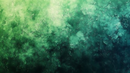 Obraz premium Cool green gradient texture for tranquil and serene backgrounds