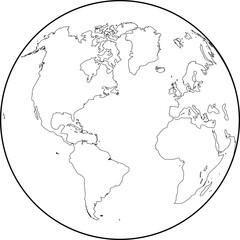 Earth icon vector illustration, planet icon, globe icon, earth planet, planet icon