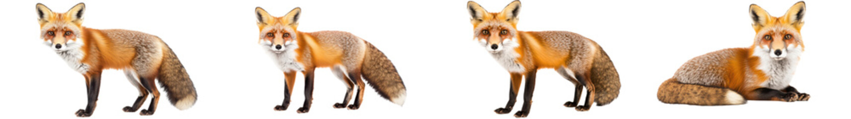 Fototapeta premium Majestic Red Fox Exploring its Natural Habitat in the Forest or Grassland Close up Portrait of a Curious Watchful and Alert Canine Predator