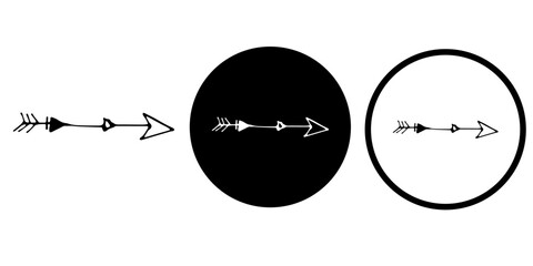 Arrows vectors icon set