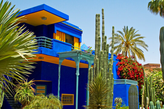 Exterior of the Garden Majorelle in Marrakech