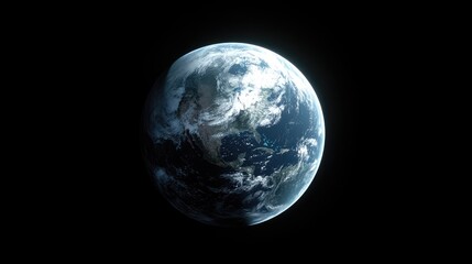 A stunning view of Earth from space, showcasing its intricate details and the beauty of our planet.