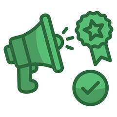 Brand Awareness Icon For Design Element