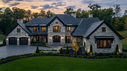 Hudson Valley historic stone estate with apple orchards and river views, restored Dutch colonial manor in Upstate New York
