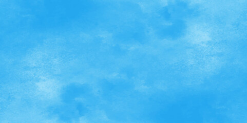 Grunge tint light blue watercolor abstract background, Aquarelle paint paper textured, blue sky with clouds, Sky Nature Landscape Background, sky background with white fluffy clouds.	