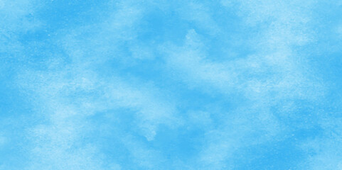 Grunge tint light blue watercolor abstract background, Aquarelle paint paper textured, blue sky with clouds, Sky Nature Landscape Background, sky background with white fluffy clouds.	