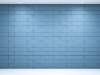 Collection of blue 3D blocks creating a textured wall background for business with empty copy space, blue, empty