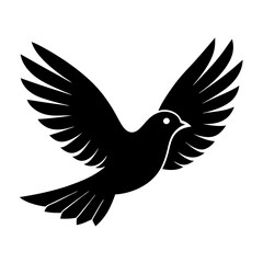 bird fly  silhouette vector