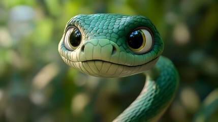 Fototapeta premium snake close-up