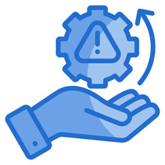 Crisis Management Icon For Design Element