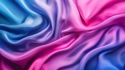 Obraz premium Soft Gradient Fabric in Pink and Blue