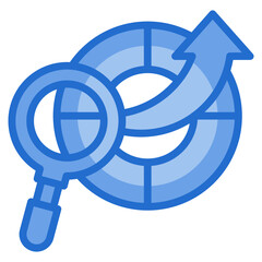Market Research Icon For Design Element