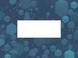 Cyan multisized blocks in a perfect construction for a contemporary tech banner 3d render, banner, pattern