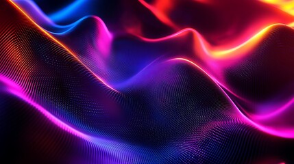 Futuristic glowing gradient with high-tech lines and subtle digital effects