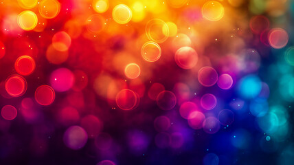 Obraz premium dark coloured festive bokeh background with blur.