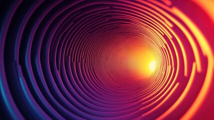 Abstract Tunnel of Light