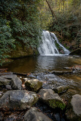 yellow creek falls, robbinsville,  north carolina
