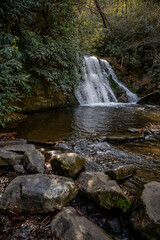 yellow creek falls, robbinsville,  north carolina