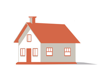 Simple house vector 