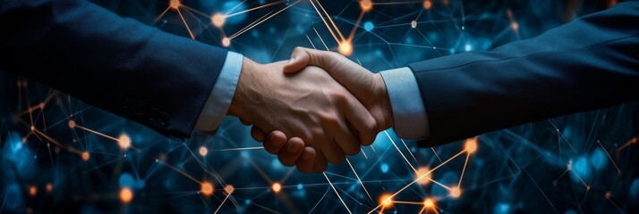 Strategic Business Partnership A Handshake Represents Collaboration and Commitment, Driving Success and Innovation Across Industries, Leading to Growth and Opportunities for All Involved