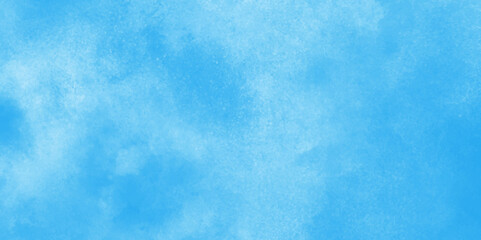Grunge tint light blue watercolor abstract background, Aquarelle paint paper textured, blue sky with clouds, Sky Nature Landscape Background, sky background with white fluffy clouds.	