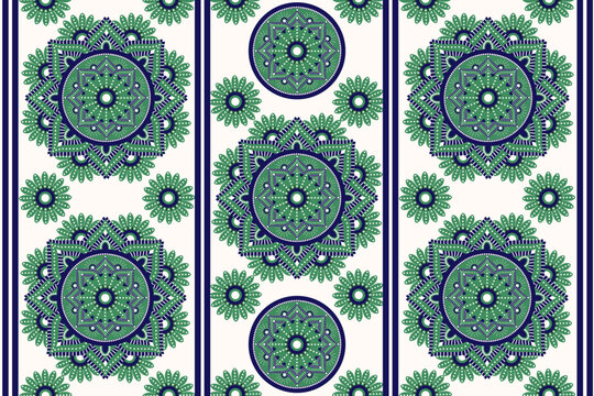 Moroccan wallpaper background template design. Trendy indian kolam seamless pattern. Vector illustration can used fabric textile decor print. EPS 10
