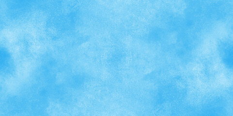 Grunge tint light blue watercolor abstract background, Aquarelle paint paper textured, blue sky with clouds, Sky Nature Landscape Background, sky background with white fluffy clouds.	