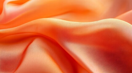 Obraz premium Bright tangerine background with a light, smooth texture