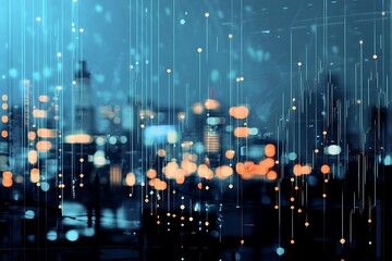 Stock market analysis, business, finance and investment. Finance analyst analyzing stock market trading graph, economic growth chart, planning and strategy, business investment with financial report