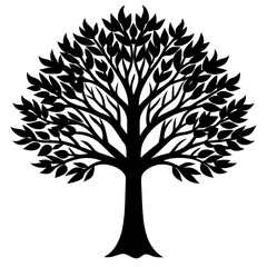 tree silhouette vector