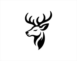 deer head vector